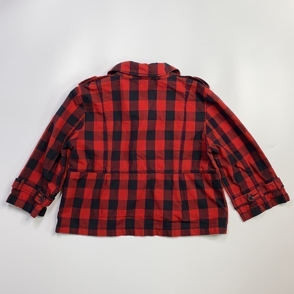 Christopher & Banks Buffalo Plaid Button Jacket - Picture 2 of 10